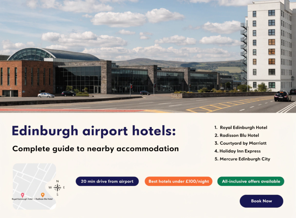 Edinburgh airport hotels: Complete guide to nearby accommodation