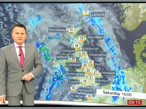 BBC Weather Liverpool Today and Tomorrow Forecast 